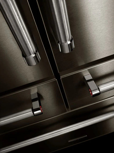 KitchenAid 36" 24 Cu. Ft. Multi Door French-Door Refrigerator - Black Stainless Steel - KRMF706EBS