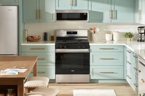 Whirlpool 30" 5.3 Cu. Ft. Gas Range with SpeedHeat™ Burner - WFGS3530RS