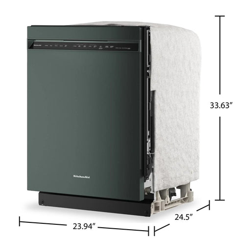 KitchenAid 24" 44 dBA Dishwasher with 360° Max Jets™ Third Rack – Juniper - KDFS424SJP