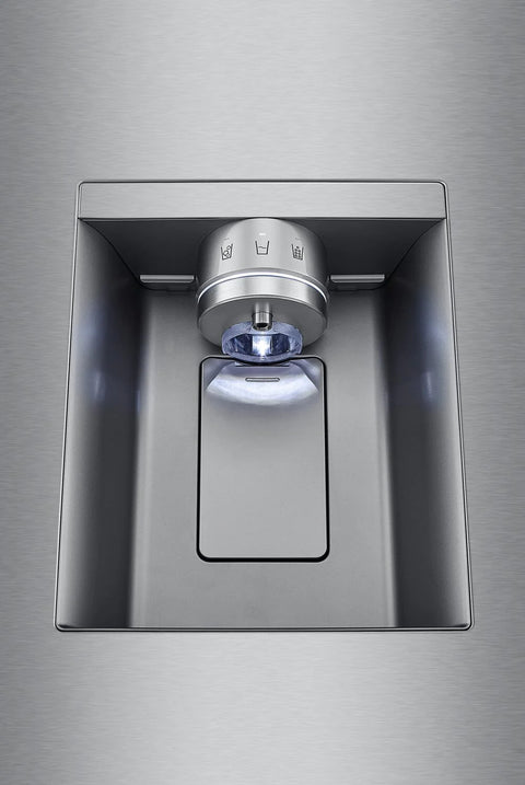 LG 36" 31 Cu. Ft. French-Door Standard-Depth MAX™ Refrigerator - Smudge Proof Stainless Steel - LRYKS3106S