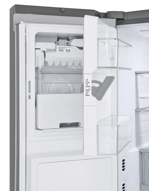 LG 36" 31 Cu. Ft. French-Door Standard-Depth MAX™ Refrigerator - Smudge Proof Stainless Steel - LRYKS3106S