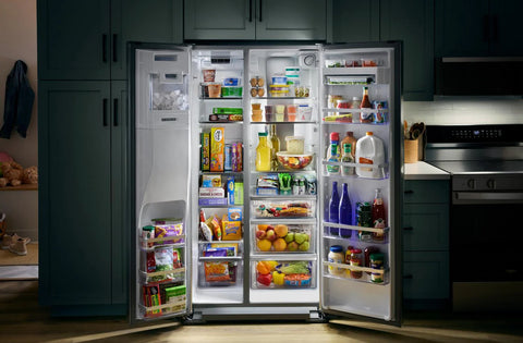 Whirlpool 36" 28.7 Cu. Ft. Side-by-Side Refrigerator – Fingerprint-Resistant Stainless - WRSF6536RZ