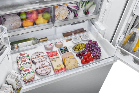 LG 36" 31 Cu. Ft. French-Door Standard-Depth MAX™ Refrigerator - Smudge Proof Stainless Steel - LRYKS3106S