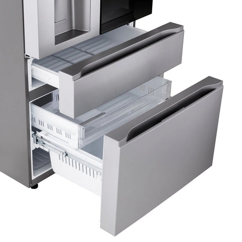 LG 36" 29 Cu. Ft. InstaView® Door-in-Door® Standard-Depth MAX™ Refrigerator with MyColor™ - LF29S8365S