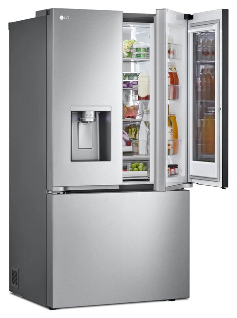 LG 36" 31 Cu. Ft. French-Door Standard-Depth MAX™ Refrigerator - Smudge Proof Stainless Steel - LRYKS3106S