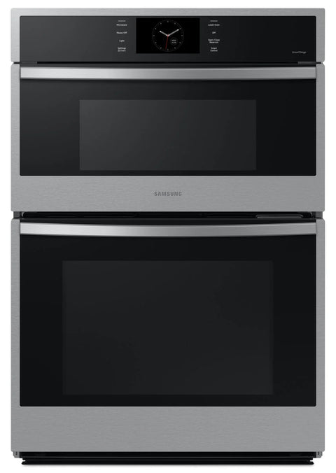 Samsung 30" 7 Cu. Ft. Electric Micowave Combination Wall Oven with Steam Cook - Stainless Steel - NQ70CG600DSRAA