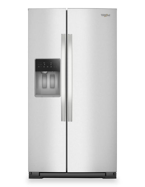 Whirlpool 36" 28.7 Cu. Ft. Side-by-Side Refrigerator – Fingerprint-Resistant Stainless - WRSF6536RZ