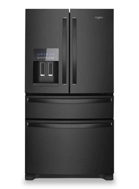 Whirlpool 36" 24.5 Cu. Ft. French-Door Refrigerator - Black - WRMF3636RB