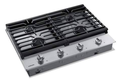 Samsung 30" 4-Burner Gas Cooktop with Knob Controls - Stainless Steel - NA30R5310FS/AA
