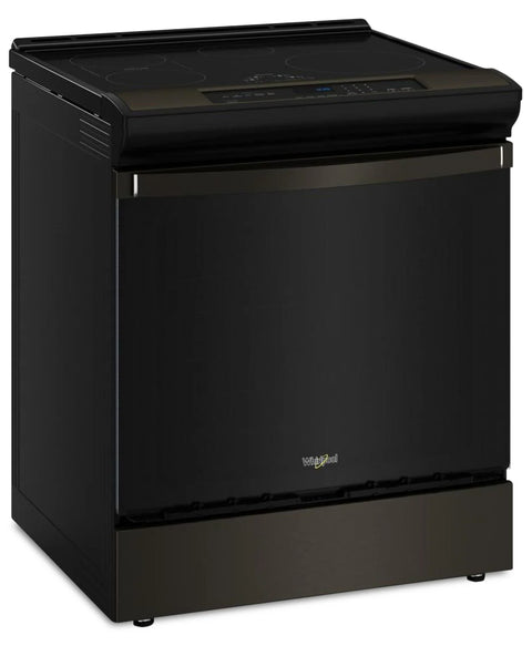 Whirlpool 6.4 Cu. Ft. Induction Range with No Preheat Air Fry - Black Stainless Steel - WSIS5030RV