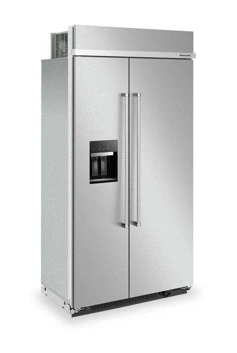 KitchenAid 42" 25 Cu. Ft. Side-by-Side Refrigerator - Stainless Steel - KBSD702MSS