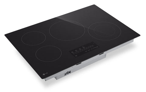 LG 30" 4-Element Electric Cooktop with UltraHeat™ 2.5kW Element - Black - CBEW3013BE