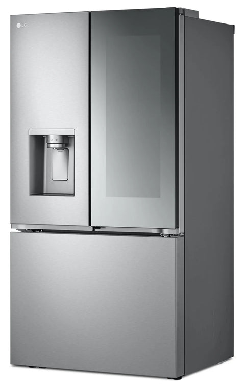 LG 36" 31 Cu. Ft. French-Door Standard-Depth MAX™ Refrigerator - Smudge Proof Stainless Steel - LRYKS3106S