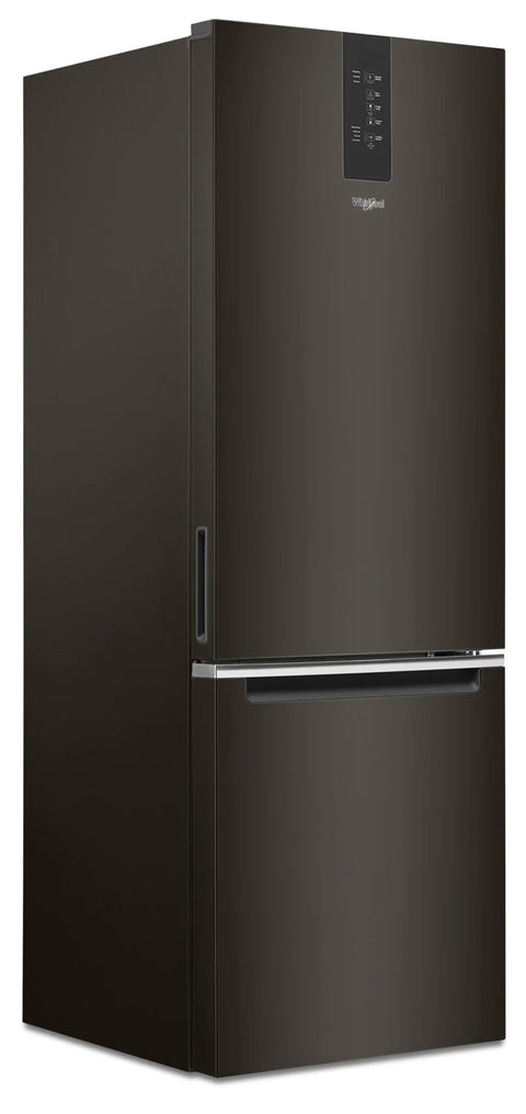 Whirlpool 24" 12.9 Cu. Ft. Bottom-Mount Refrigerator - Black Stainless Finish - WRB543CMJV