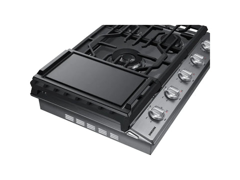 Samsung 30" 5-Burner Smart Gas Cooktop - Stainless Steel - NA30N6555TS/AA