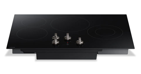 Samsung 30" 4-Element Electric Cooktop with Knob Controls - Black - NZ30FG5332RKAA
