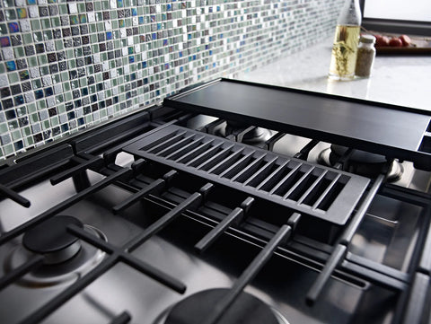 KitchenAid 6.4 Cu. Ft. Dual Fuel Range with AquaLift® and Self-Clean - Stainless Steel - KSDG950ESS