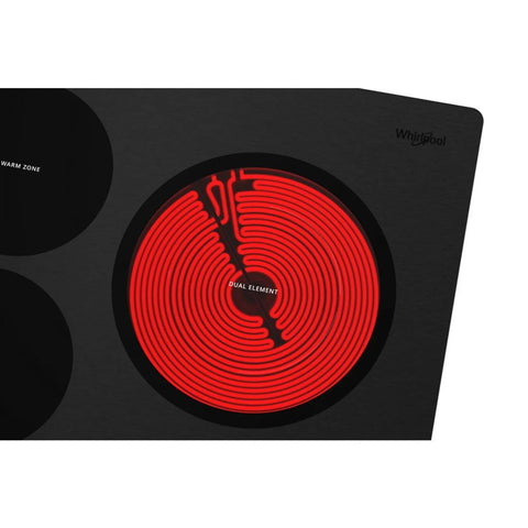 Whirlpool 36" 5-Element Electric Cooktop - Stainless Steel - WCE97US6KS