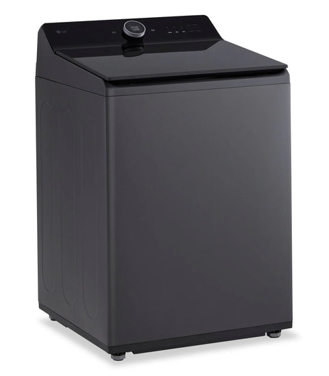 LG 6.3 Cu. Ft. Smart Top-Load High-Efficiency Washer - Black Steel - WT8600CB