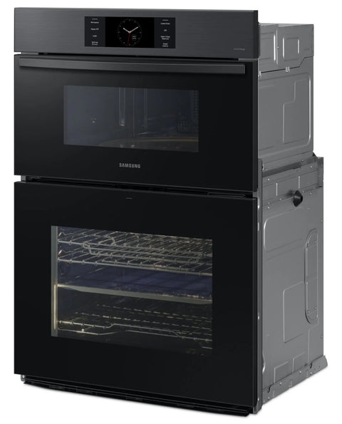 Samsung 30" 7 Cu. Ft. Electric Micowave Combination Wall Oven - Matte Black Steel - NQ70CG700DMTAA
