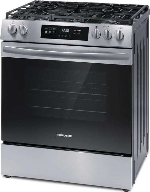 Frigidaire 5.1 Cu. Ft. Gas Range With Quick Preheat and Five Burner Cooktop - Stainless Steel - FCFG3062AS
