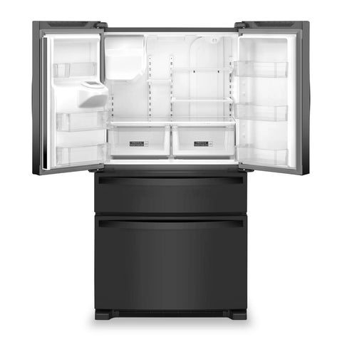 Whirlpool 36" 24.5 Cu. Ft. French-Door Refrigerator - Black - WRMF3636RB