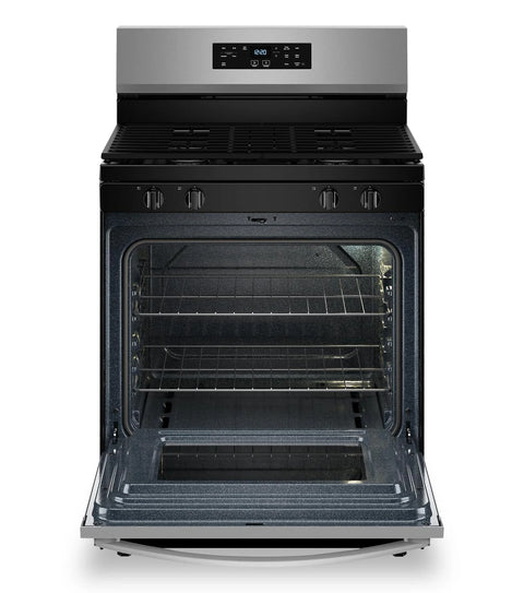 Whirlpool 30" 5.3 Cu. Ft. Gas Range with SpeedHeat™ Burner - WFGS3530RS
