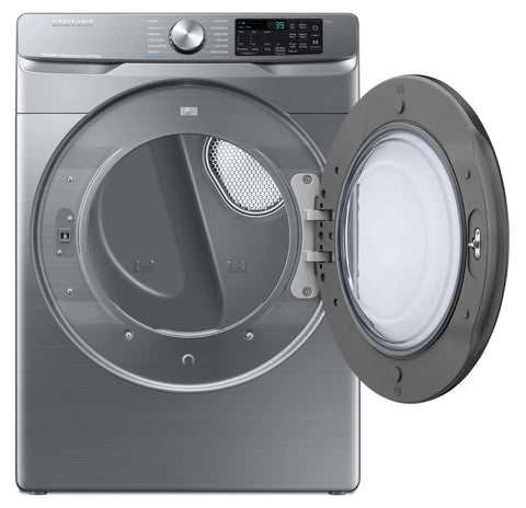 Samsung 7.5 Cu. Ft. Gas Dryer with Steam - Grey - Stackable - DVG45B6305P/AC