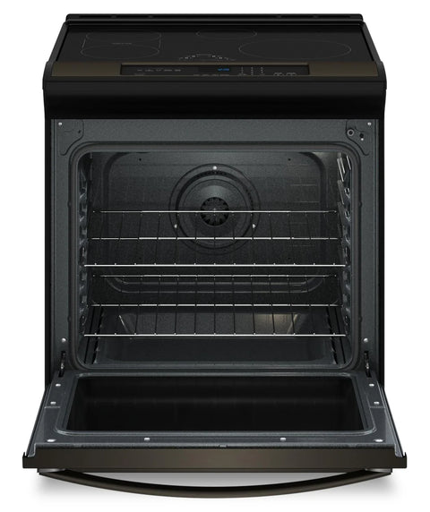Whirlpool 6.4 Cu. Ft. Induction Range with No Preheat Air Fry - Black Stainless Steel - WSIS5030RV