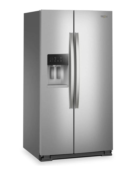 Whirlpool 36" 28.7 Cu. Ft. Side-by-Side Refrigerator – Fingerprint-Resistant Stainless - WRSF6536RZ