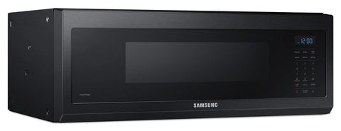 Samsung 1.1 Cu. Ft. Over-the-Range Microwave with 400 CFM - Matte Black Stainless Steel - ME11F7510MT/AC