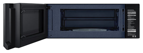 Samsung 1.1 Cu. Ft. Over-the-Range Microwave with 400 CFM - Matte Black Stainless Steel - ME11F7510MT/AC