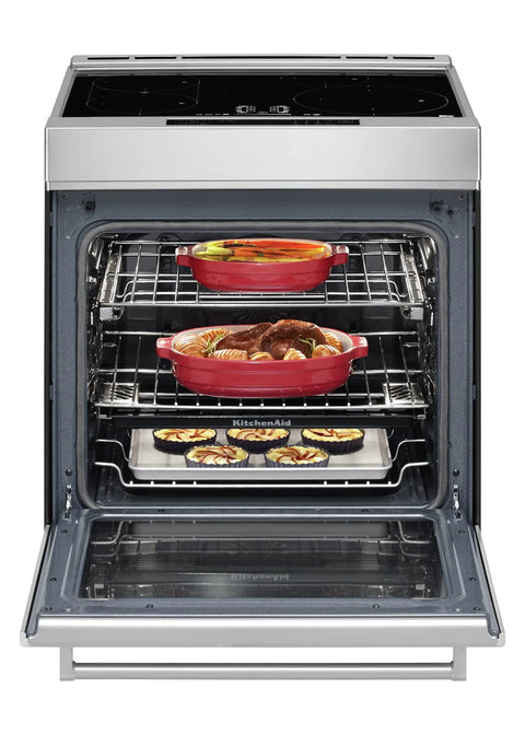 KitchenAid 6.4 Cu. Ft. Induction Range with Air Fry and AquaLift® - Stainless Steel - KSIS730PSS