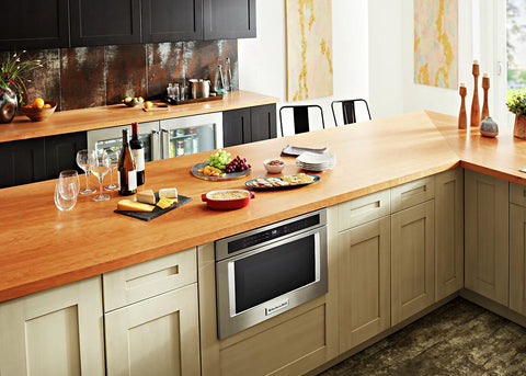 KitchenAid 1.2 Cu. Ft. Built-In Microwave with 950 Watts Cooking - Stainless Steel - KMBD104GSS