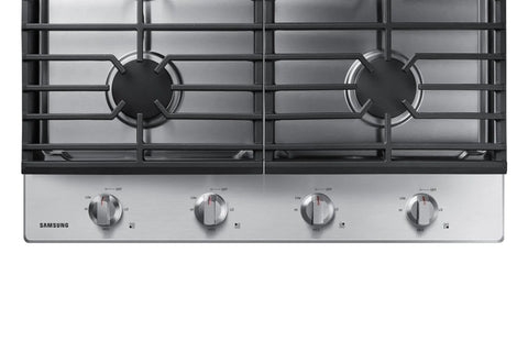 Samsung 30" 4-Burner Gas Cooktop with Knob Controls - Stainless Steel - NA30R5310FS/AA