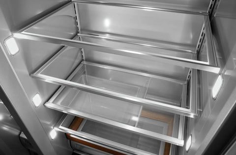 KitchenAid 42" 25 Cu. Ft. Side-by-Side Refrigerator - Stainless Steel - KBSD702MSS