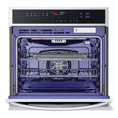 LG 30" 4.7 Cu. Ft. Electric Wall Oven with Fan Convection - Smudge Proof Stainless Steel - WSEP4727F