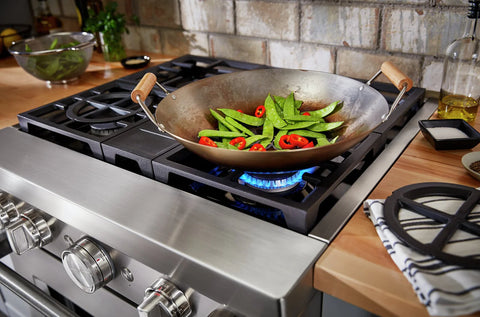 KitchenAid 4.1 Cu. Ft. Smart Dual Fuel Range with Self-Clean - Stainless Steel - KFDC500JSS