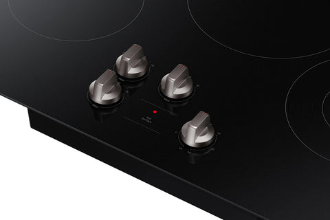 Samsung 30" 4-Element Electric Cooktop with Knob Controls - Black - NZ30FG5332RKAA