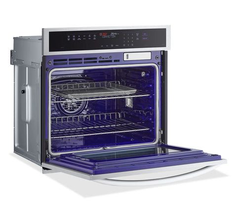 LG 30" 4.7 Cu. Ft. Electric Wall Oven with Fan Convection - Smudge Proof Stainless Steel - WSEP4727F