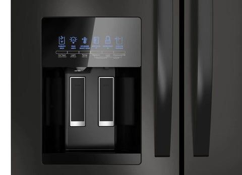 Whirlpool 36" 24.5 Cu. Ft. French-Door Refrigerator - Black - WRMF3636RB