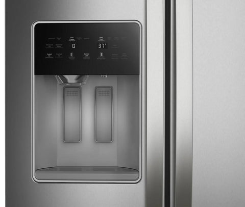 Whirlpool 36" 28.7 Cu. Ft. Side-by-Side Refrigerator – Fingerprint-Resistant Stainless - WRSF6536RZ