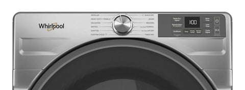 Whirlpool 7.4 Cu. Ft. Smart Gas Dryer with Wrinkle Shield™ - Radiant Silver - WGD5720RR