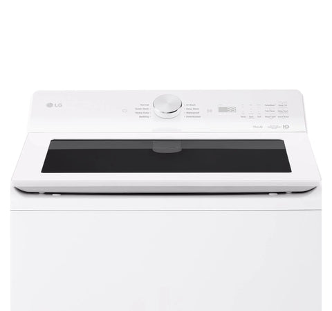 LG 5.8 Cu. Ft. Smart Top-Load Washer with EasyUnload™ and AI Sensing - Alpine White - WT8200CW