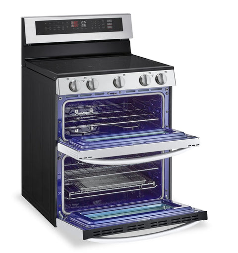 LG 7.3 Cu. Ft. Smart Double Oven Electric Range with ProBake Convection® - Stainless Steel - LDEL7324SE