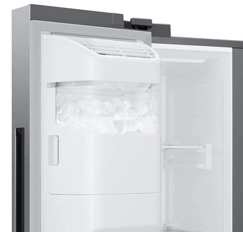 Samsung 36" 21.5 Cu. Ft. Side-by-Side with Family Hub Refrigerator - Stainless Steel - RS22T5561SR/AC