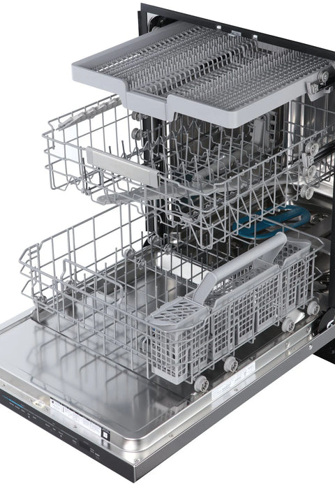 Frigidaire 24" 49 dBA Top-Control Dishwasher with Third Rack - Stainless Steel - FDSH4502BF