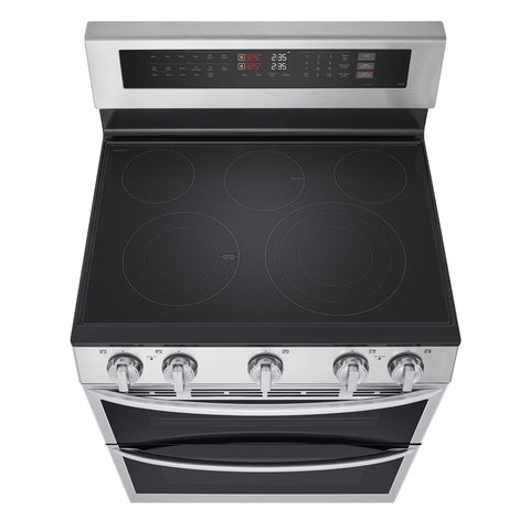 LG 7.3 Cu. Ft. Smart Double Oven Electric Range with ProBake Convection® - Stainless Steel - LDEL7324SE