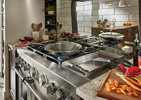 KitchenAid 6.3 Cu. Ft. Smart Gas Range with Self-Clean - Stainless Steel - KFGC558JSS