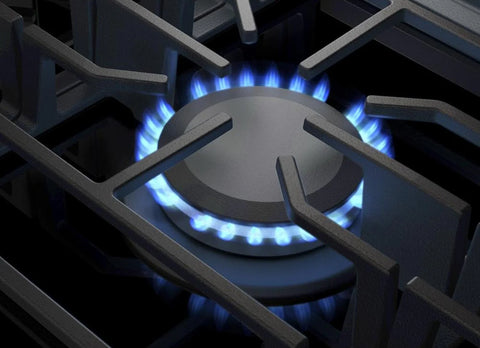 KitchenAid 36" Gas-on-Glass Cooktop - KCGG536PBL